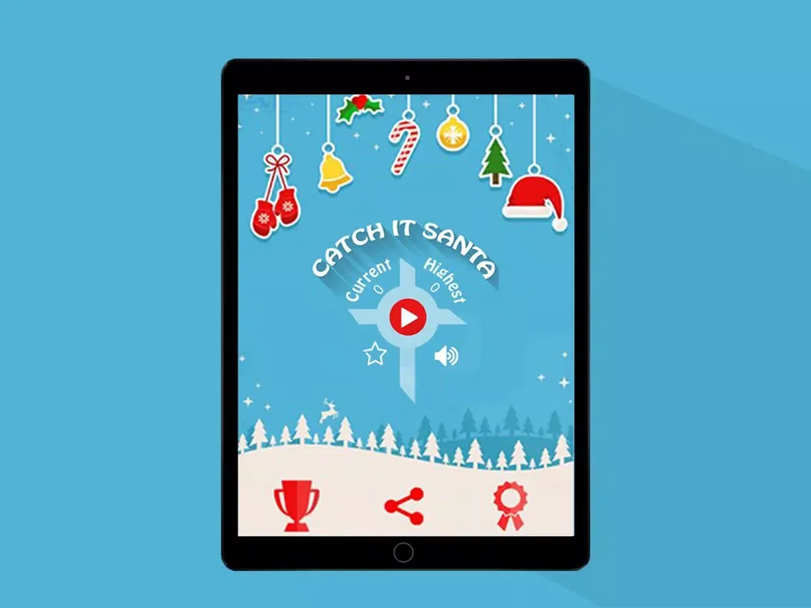 Capturas de tela do Catch it Santa iPad 
