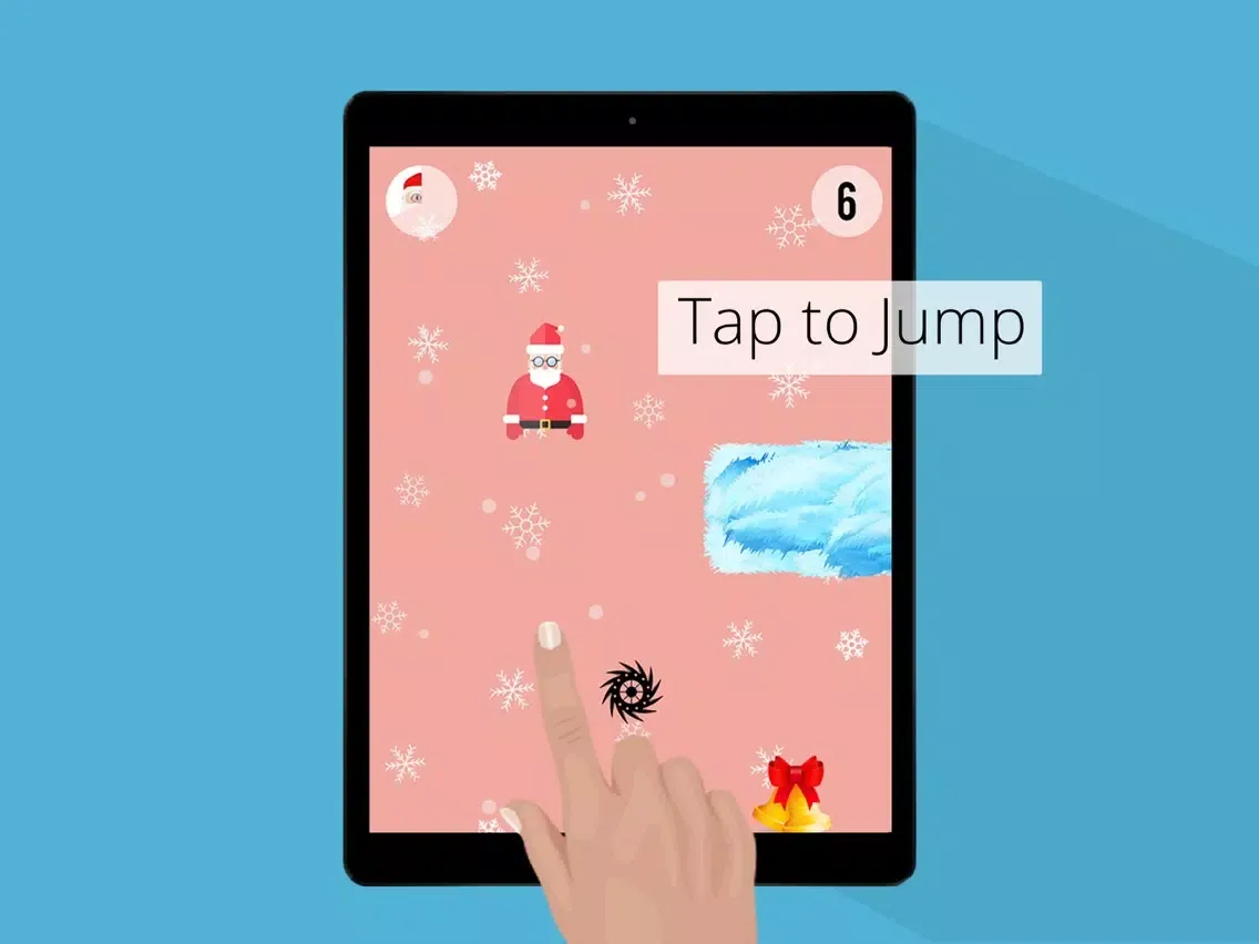 Capturas de tela do Catch it Santa iPad 