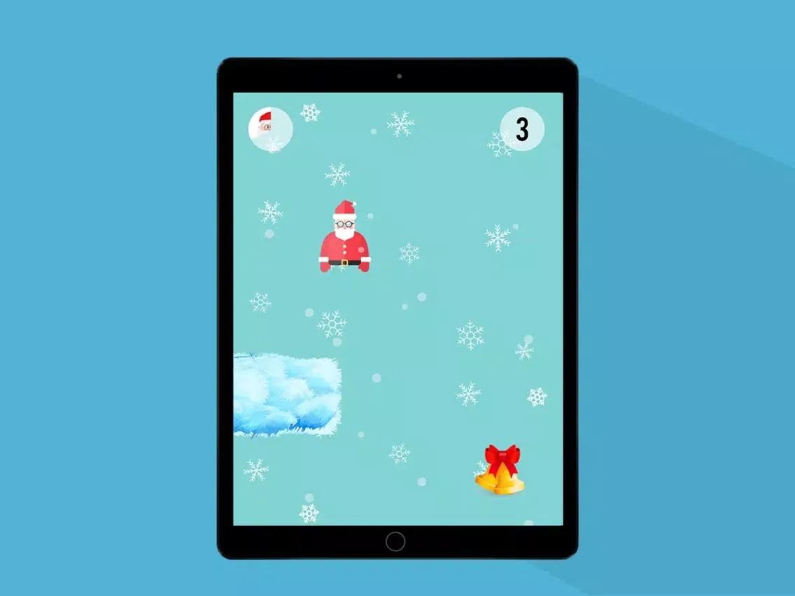 Capturas de tela do Catch it Santa iPad 