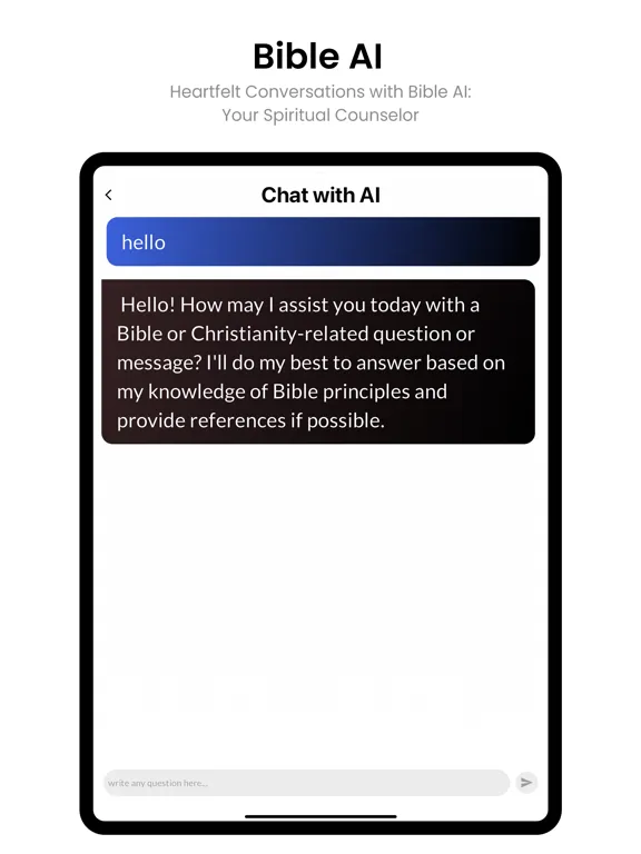 Bible AI : the bible recap iPad  স্ক্রিনশট