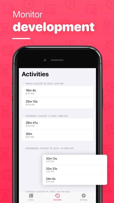 Tummy Time Tracker سکرین شاٹس