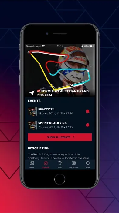 Max Verstappen - Official App Screenshots