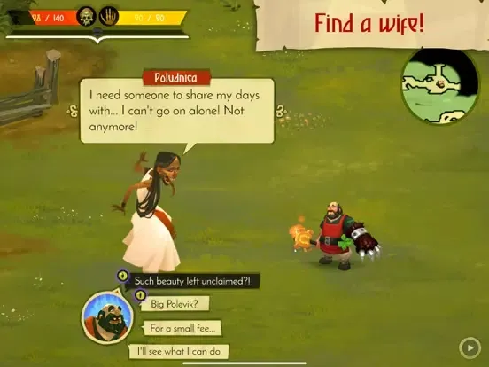 Captures d'écran de Yaga The Roleplaying Folktale iPad 