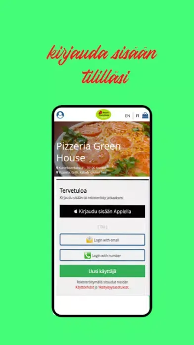Zrzuty ekranu Pizzeria Green House