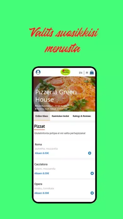 Zrzuty ekranu Pizzeria Green House
