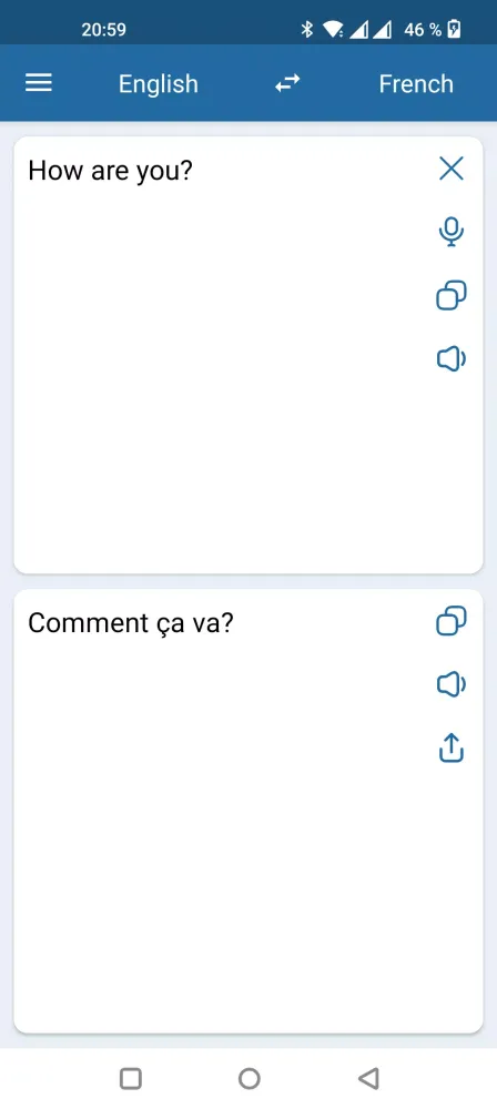 Captures d'écran de French English Translator