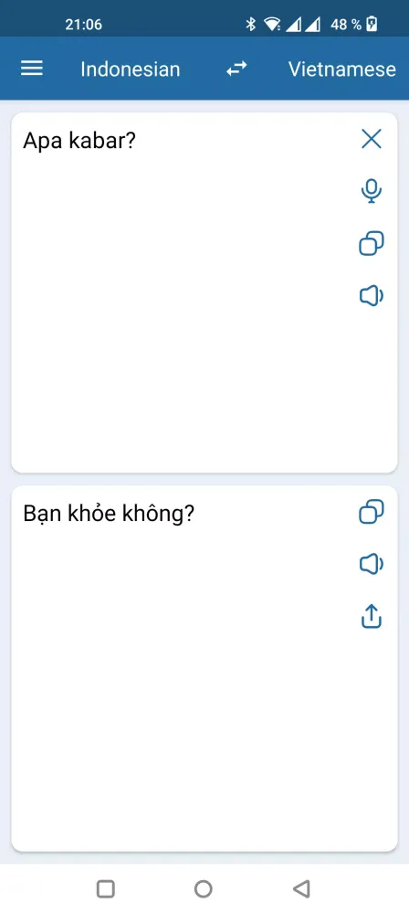 Indonesian Vietnamese Translat Screenshots