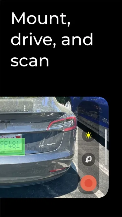 ภาพหน้าจอของ Vert ALPR - Mobile LPR Scanner