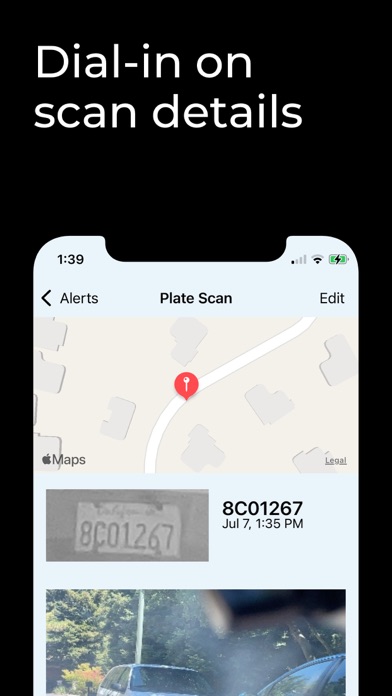 Captures d'écran de Vert ALPR - Mobile LPR Scanner