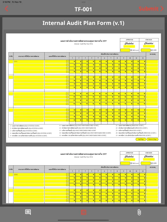Tangkapan layar Papyrus Mobile iPad 