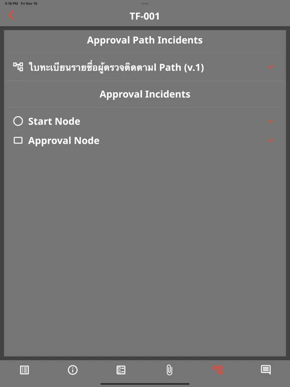 Tangkapan layar Papyrus Mobile iPad 