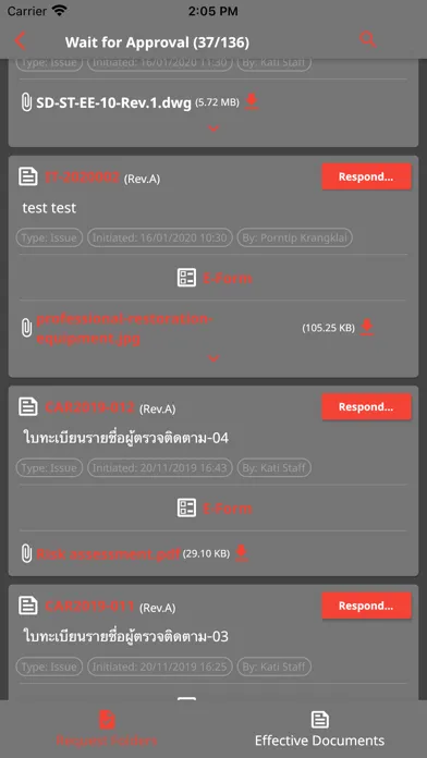 Tangkapan layar Papyrus Mobile