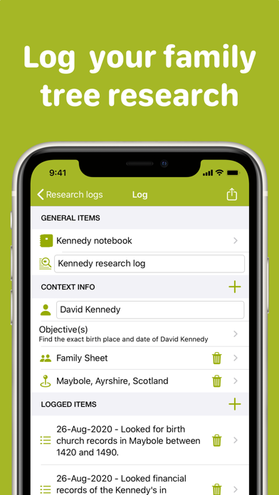 Screenshot di Genea - your family research