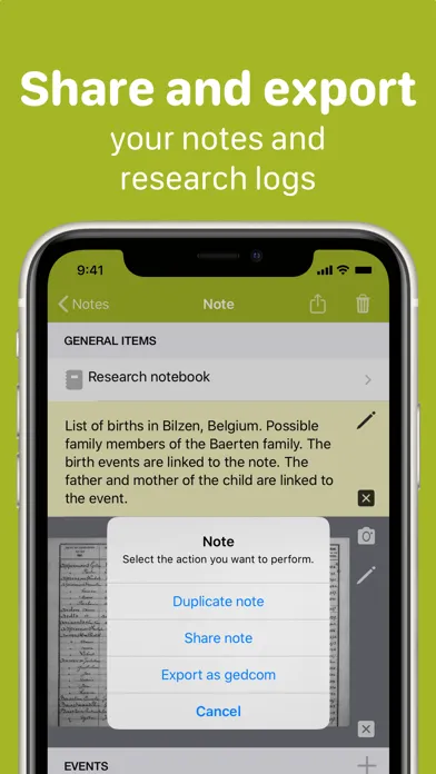 Genea - your family research स्क्रीनशॉट
