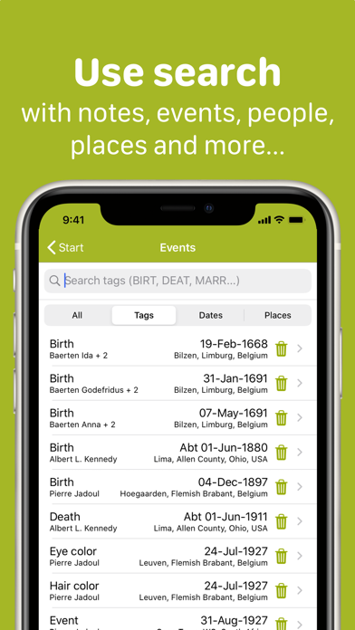 Screenshot di Genea - your family research