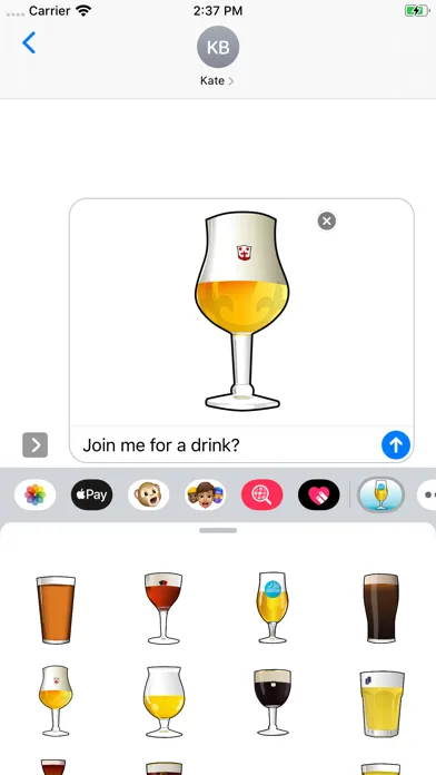 Great Beer Stickers スクリーンショット