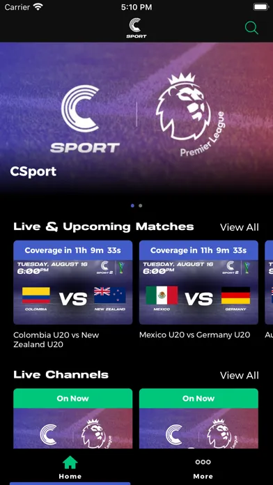 CSport Ekran Görüntüleri