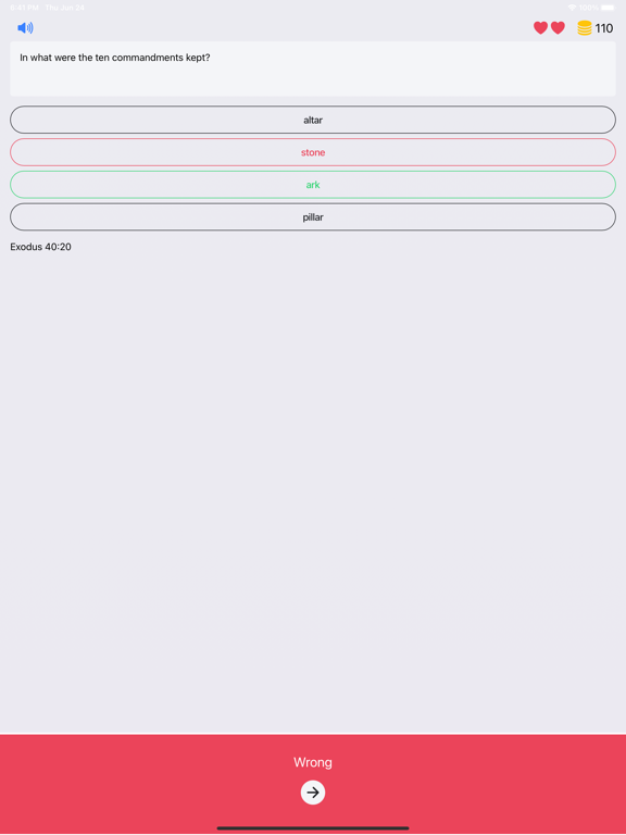 Capturas de tela do Bible Trivia: Christian Games iPad 