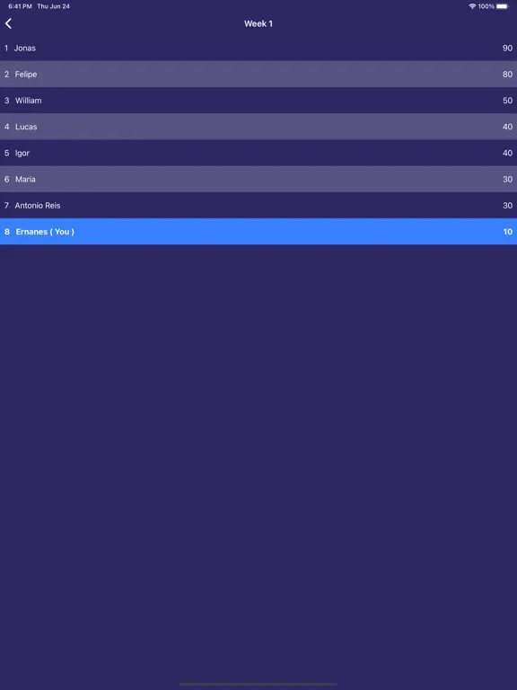 Tangkapan layar Bible Trivia: Christian Games iPad 