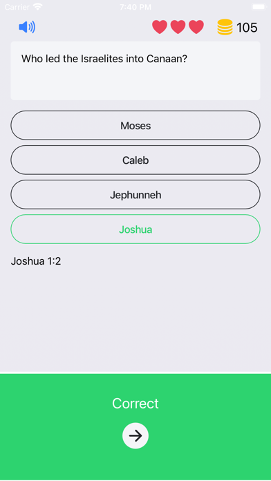 Capturas de tela do Bible Trivia: Christian Games