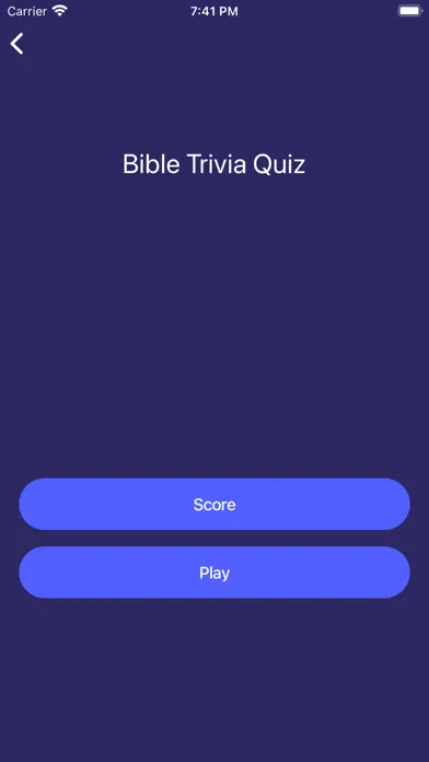 Tangkapan layar Bible Trivia: Christian Games