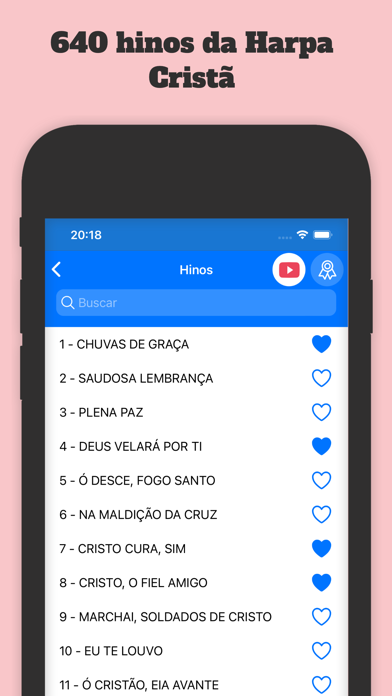 Harpa cristã com áudio: Hinos Screenshots
