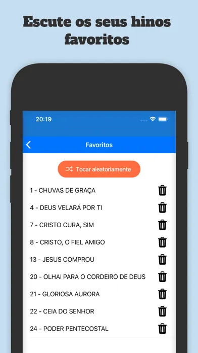 Zrzuty ekranu Harpa cristã com áudio: Hinos