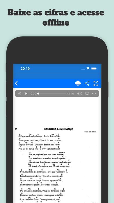 Harpa cristã com áudio: Hinos Screenshots