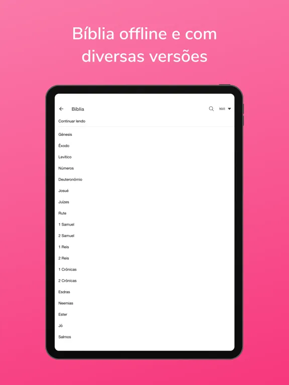 Bíblia e Harpa da Mulher áudio iPad  Screenshots