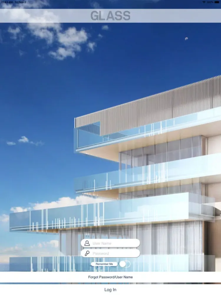 Capturas de pantalla de Glass Condominium iPad 