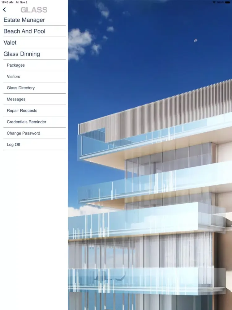 Capturas de pantalla de Glass Condominium iPad 