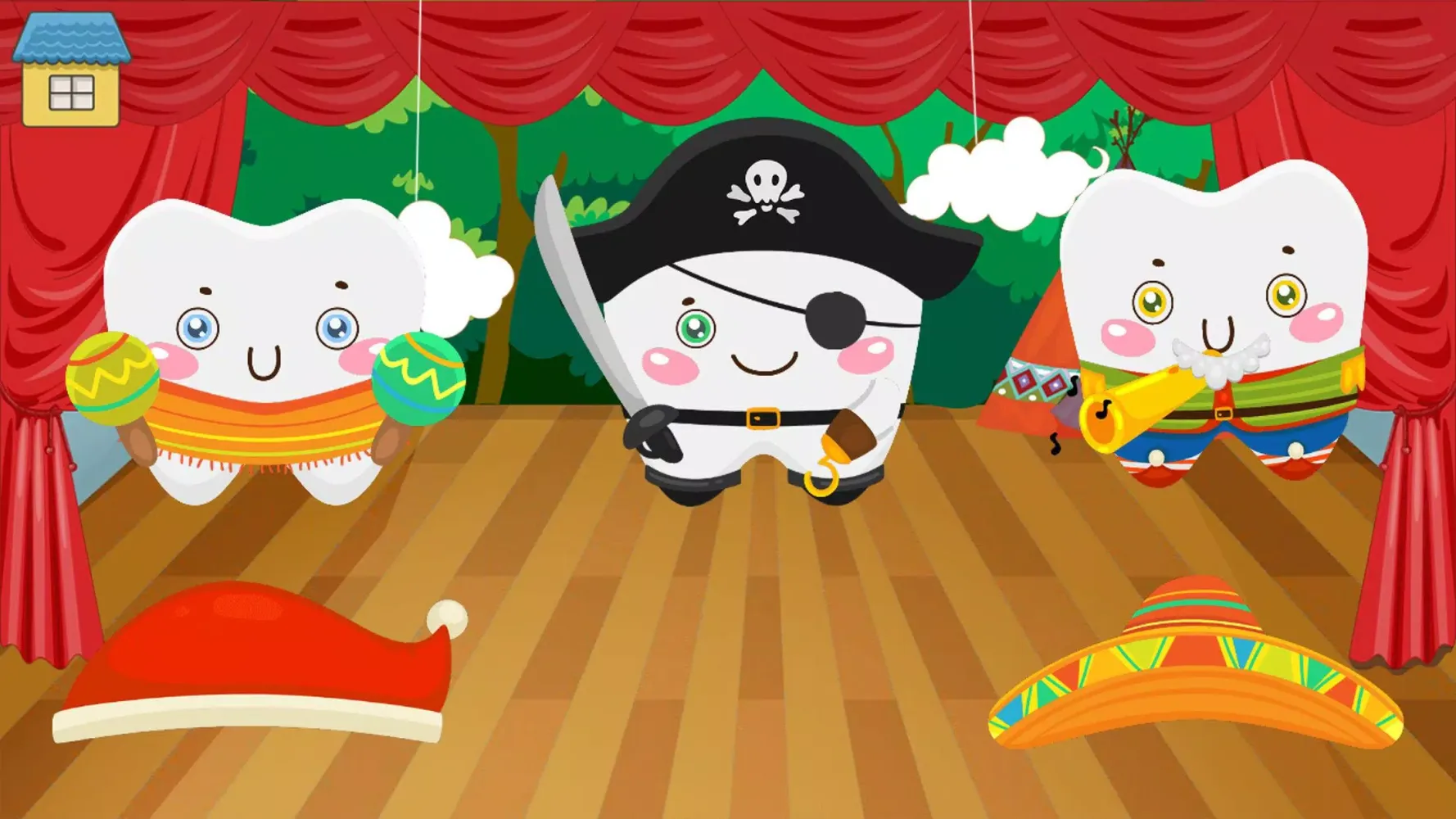 Zrzuty ekranu Funny Teeth kids dentist care!