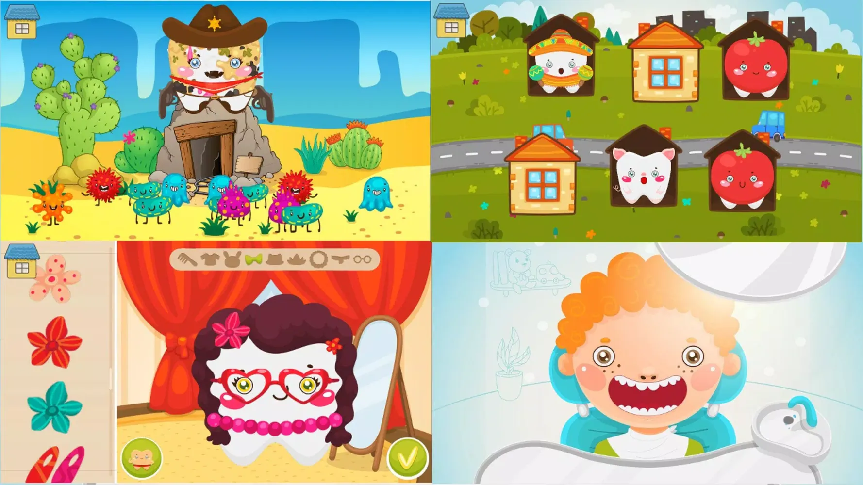 Zrzuty ekranu Funny Teeth kids dentist care!