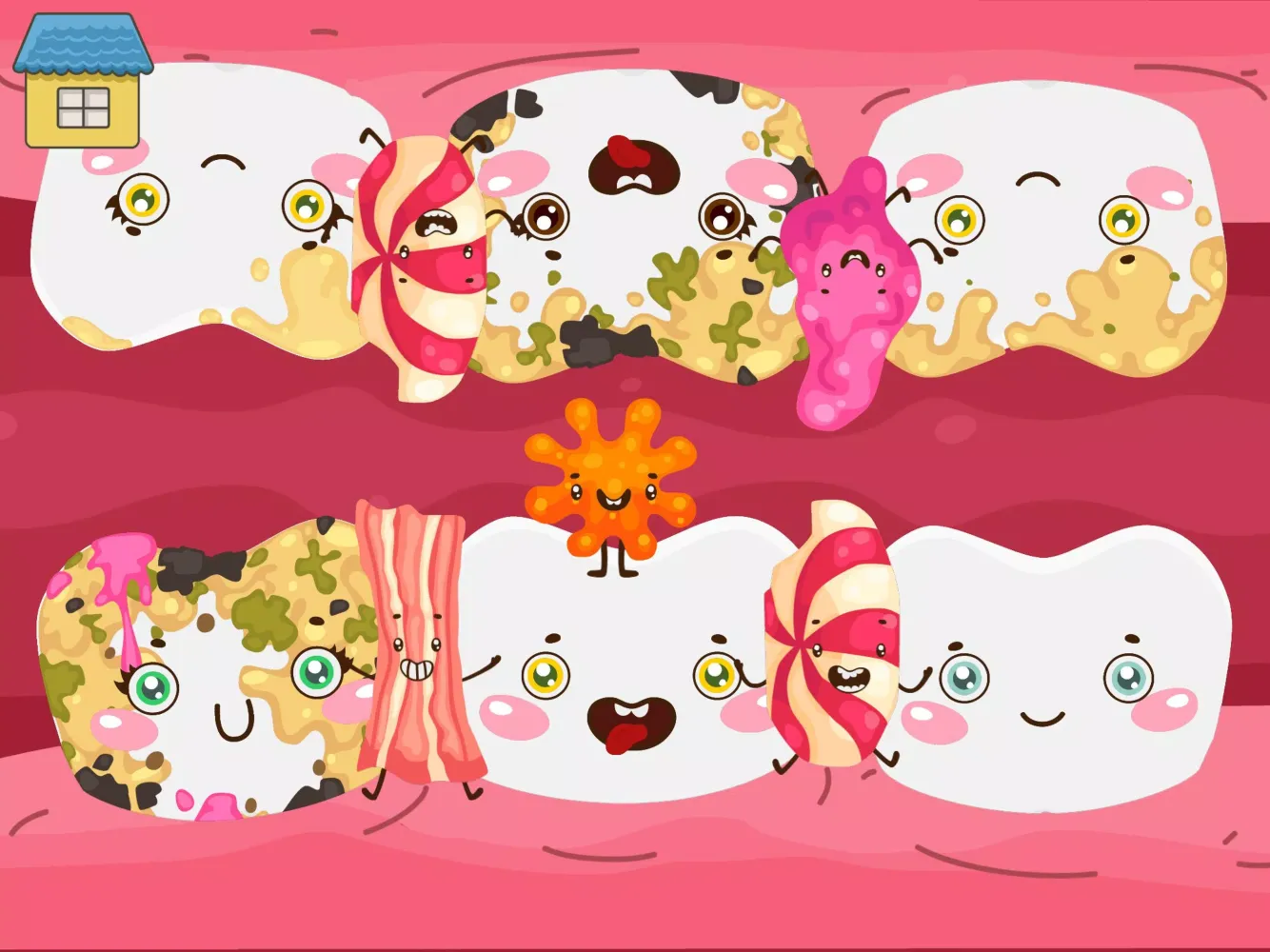Zrzuty ekranu Funny Teeth kids dentist care!