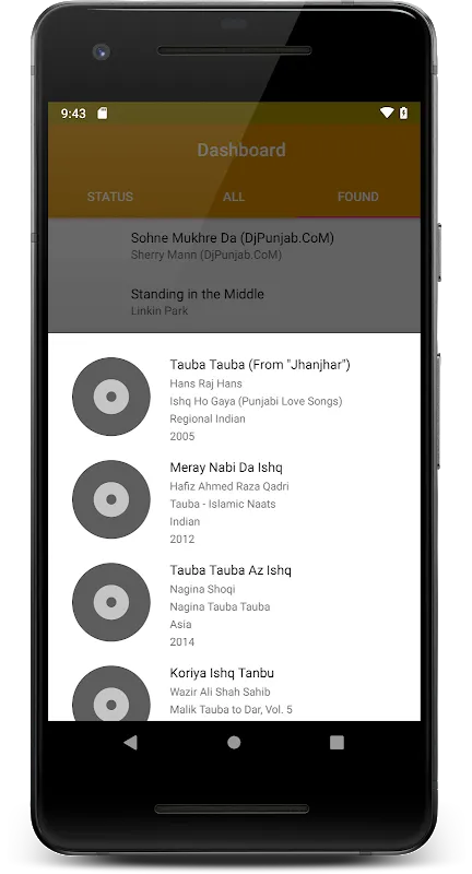 Zrzuty ekranu Circle Music Tag Editor