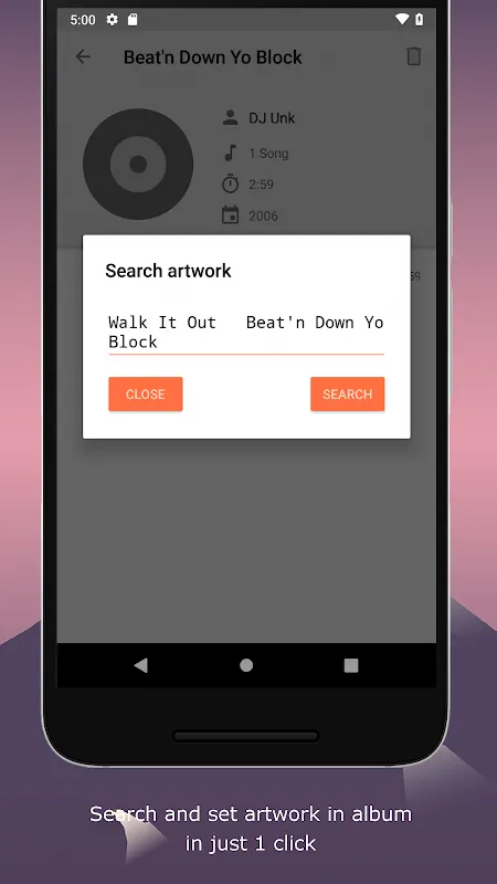 Zrzuty ekranu Circle Music Tag Editor