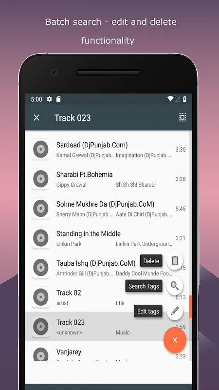 Zrzuty ekranu Circle Music Tag Editor