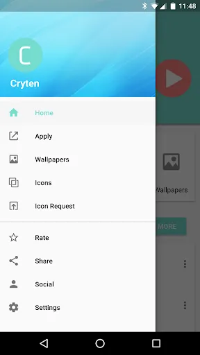 Cryten - Icon Pack スクリーンショット