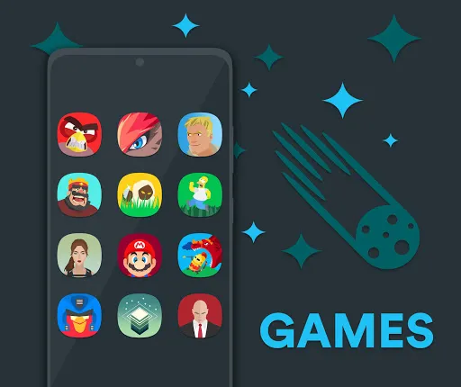 Tangkapan layar Galaxy UI Ultra - Icon Pack