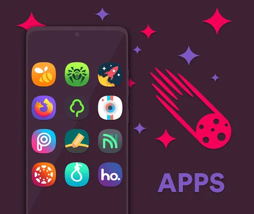 Tangkapan layar Galaxy UI Ultra - Icon Pack
