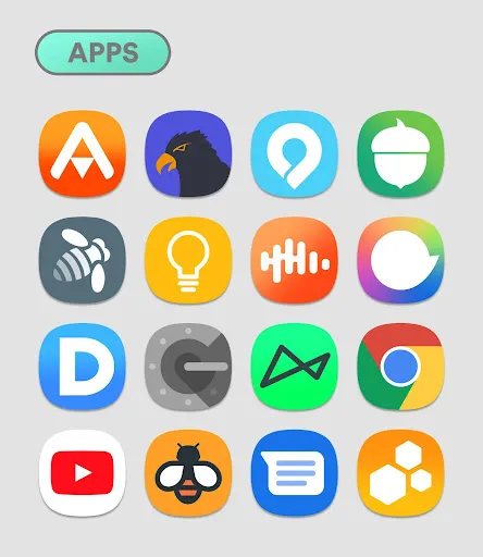 Tangkapan layar Galaxy UI Ultra - Icon Pack