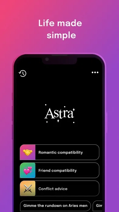 Astra - Life Advice স্ক্রিনশট