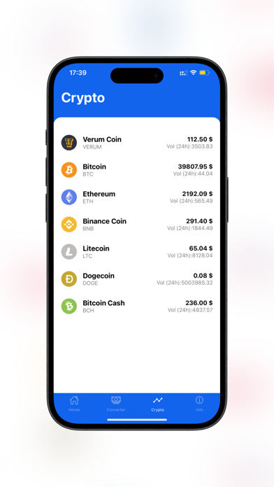 Tangkapan layar Verum Exchange