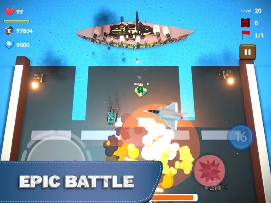 ภาพหน้าจอของ Tank Battle TD iPad 