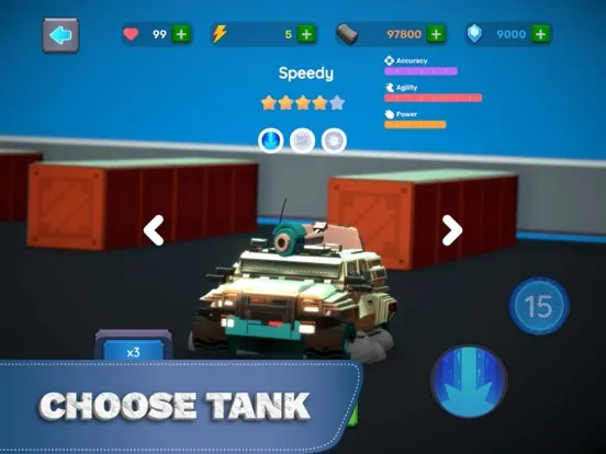 ภาพหน้าจอของ Tank Battle TD iPad 