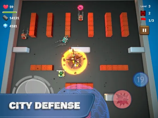 ภาพหน้าจอของ Tank Battle TD iPad 