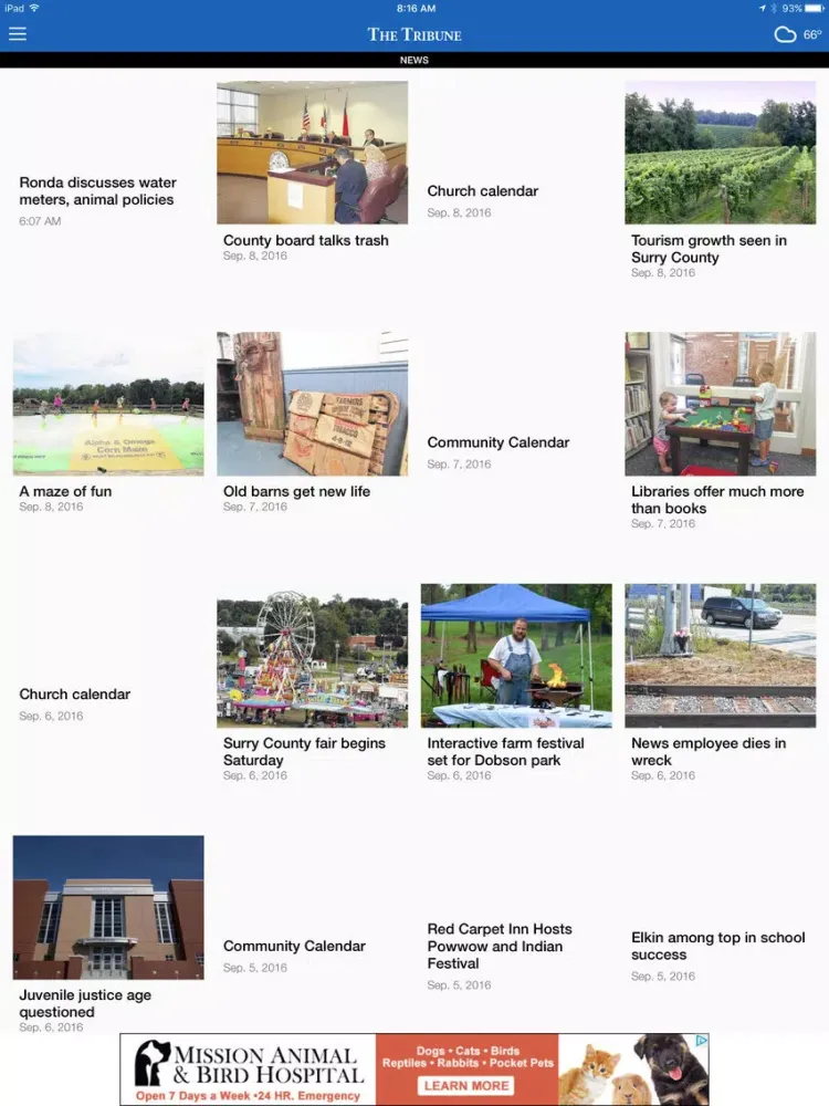 The Elkin Tribune iPad 應用截圖