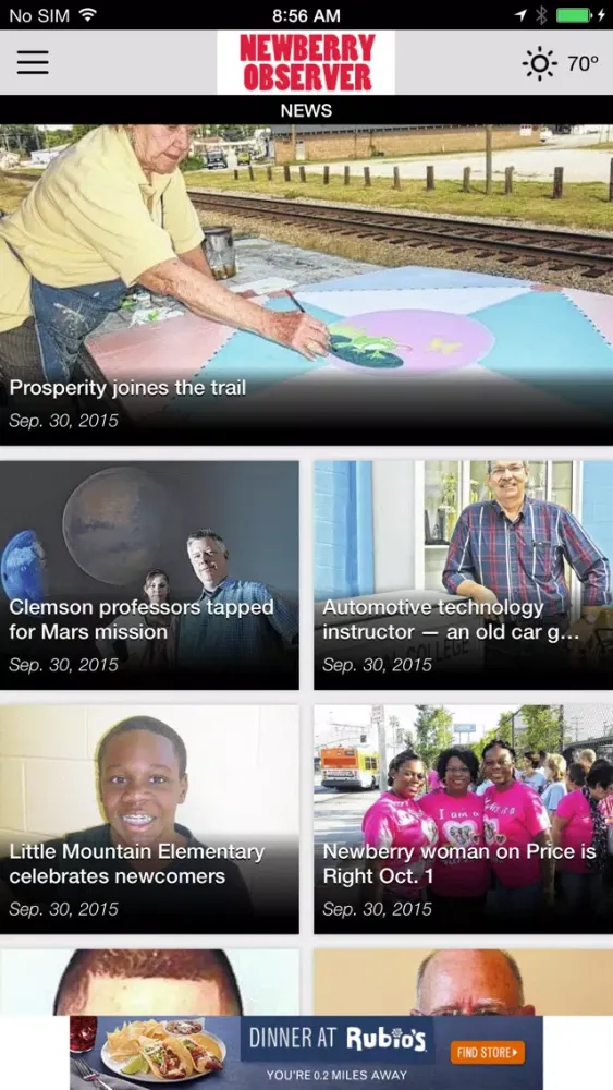 The Newberry Observer Ekran Görüntüleri