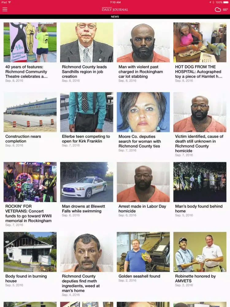 صور Richmond County Daily Journal iPad 