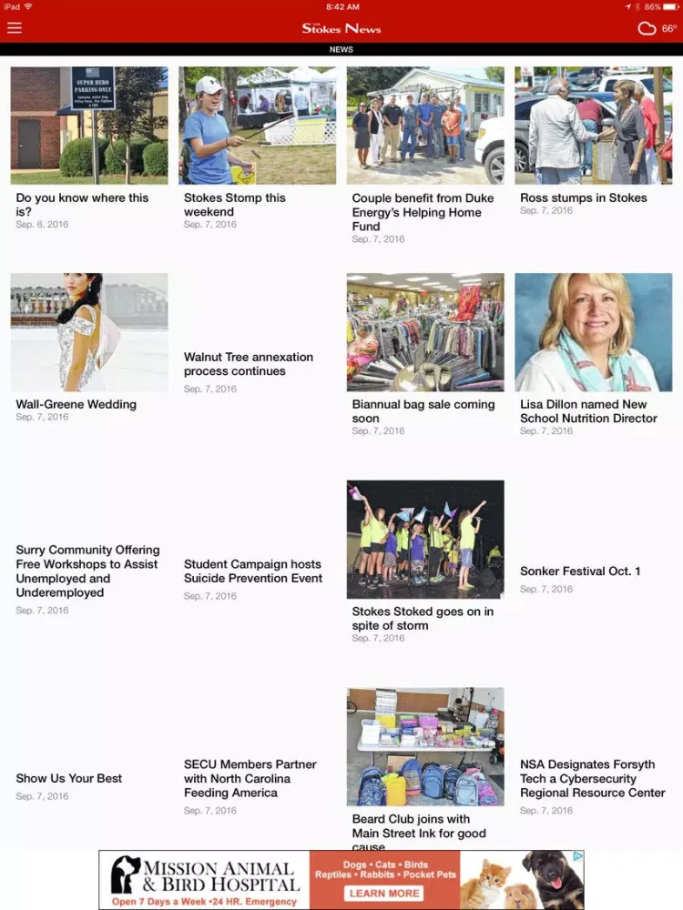 Stokes News iPad  سکرین شاٹس